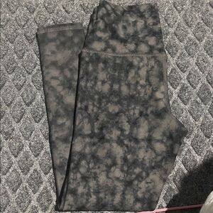 Evolution and Creation Charcoal Tie-Dye Leggings